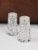 French Art Nouveau Salt and Pepper Shakers in Facetted Crystal Glass, 1920s, Set of 2 For Sale - Image 6 of 11