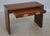 Campaign Henredon Oak Campaign Style 1 Drawer Writing Desk For Sale - Image 3 of 18