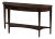 Astor 54"W Demilune Console Table, Dark Burl For Sale