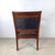 Traditional Antique Empire Style Mahogany Armchair With Black Damask Upholstery For Sale - Image 3 of 12
