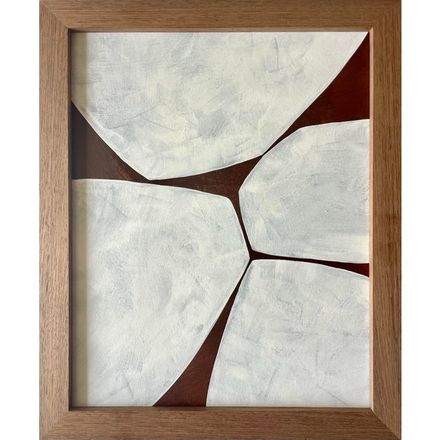 2026 Contemporary Set of Twelve Abstract Paintings on Cotton Paper by Artist r.k. Red For Sale - Image 10 of 15