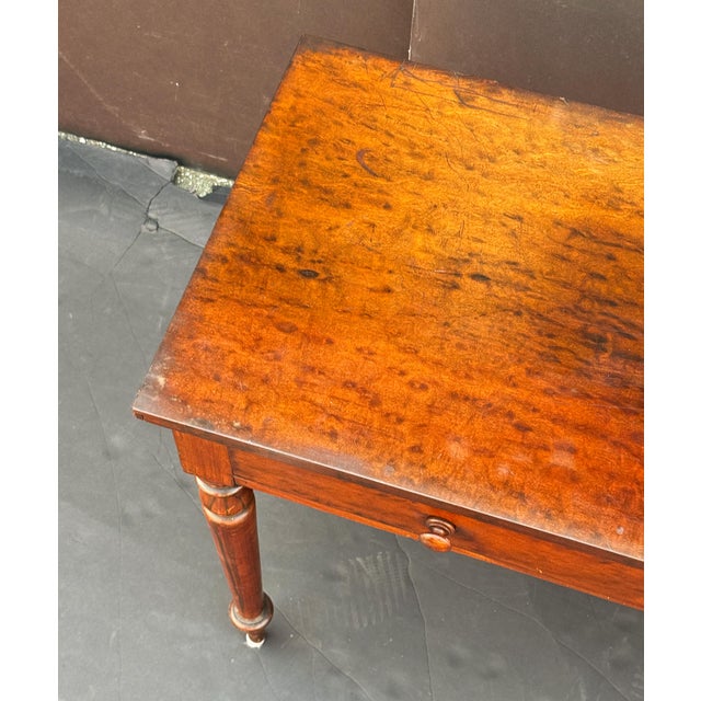 English Writing Table or Desk of Mahogany From the Georgian Era For Sale - Image 10 of 11