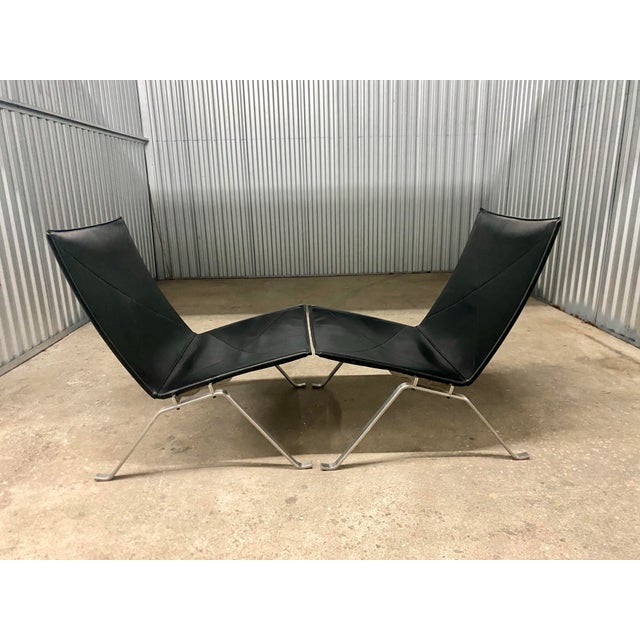 Pk22 Lounge Chairs Designed by Poul Kjaerholm From Fritz Hanzen . For Sale In Miami - Image 6 of 14