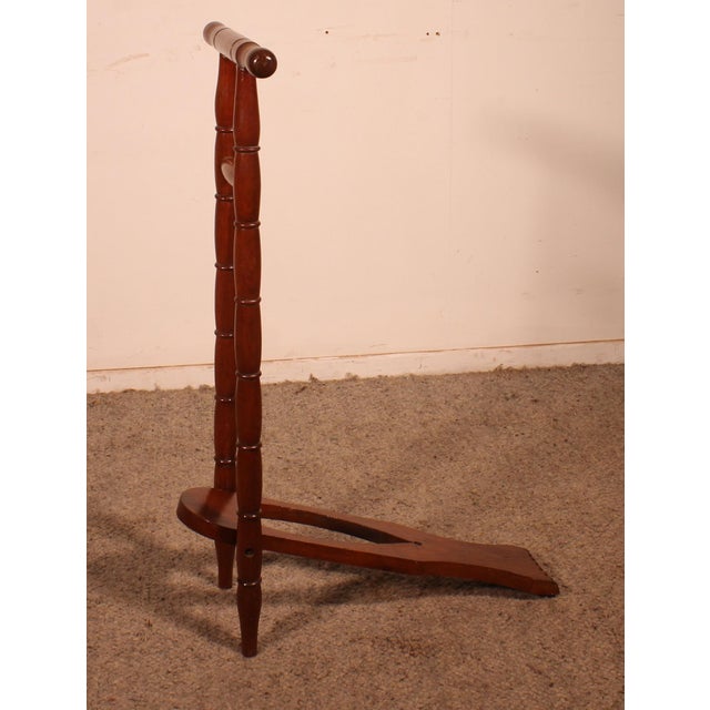 Antique Mahogany Boot Jack, 1800s For Sale - Image 6 of 12
