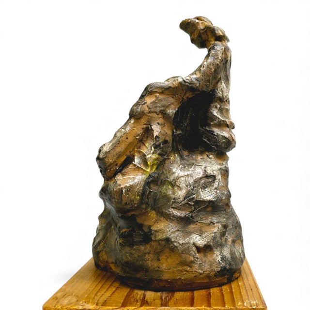 Hand-Sculpted Ceramic Figure by Ester Wallin, Sweden, 1970s For Sale - Image 4 of 8