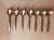 1960s Midcentury Stainless by Imperial Usa Dessert Spoons S/7 For Sale - Image 5 of 5