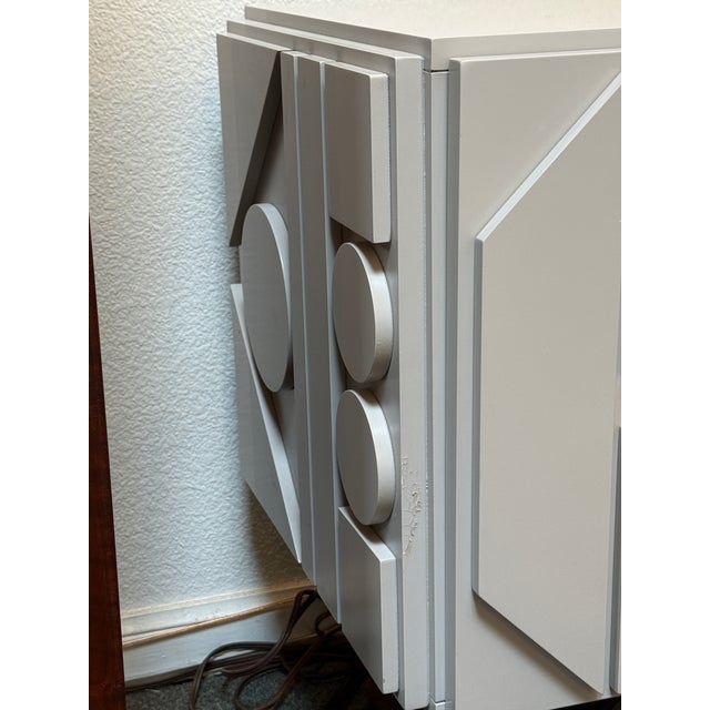 West Elm Pictograph Media Console, Carbon For Sale In San Francisco - Image 6 of 12