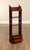 Traditional Regency Style Carved Mahogany Narrow Etagere For Sale - Image 3 of 12