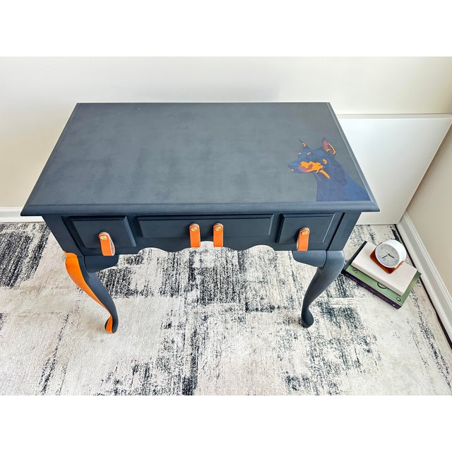 One of a Kind Doberman Statement Table For Sale - Image 14 of 16