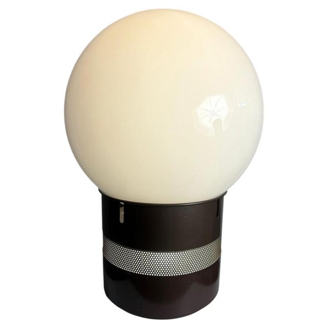 Mezzo Oracle Table Lamp in Brass, Metal, and Glass by Gae Aulenti for Artemide, Italy, 1969 For Sale - Image 12 of 12