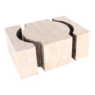 Faux Marble Coffee Table, 1970s For Sale