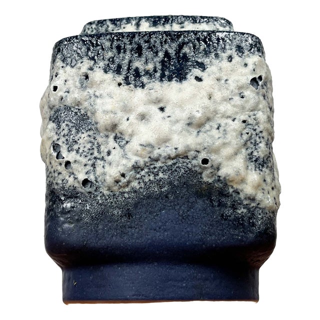Mid-Century Modern West German Pottery WGP Fat Lava Vase from Dümler & Breiden, 1960s For Sale