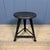 1940s Black Stool with Dark Wooden Seat from Rowac, 1940s For Sale - Image 5 of 14