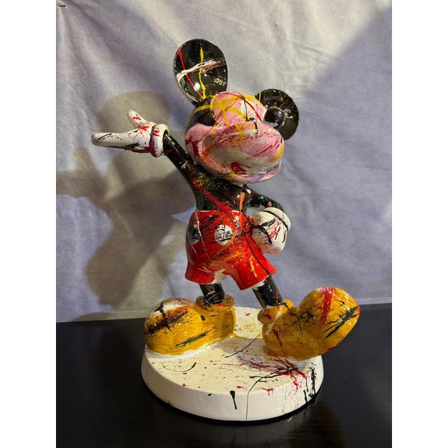 Silvio Formichetti, Mickey Mouse, 21st Century, Epoxy Resin For Sale - Image 3 of 17