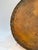 Large Vintage Engraved Brass Tray With Botanical Decoration and Scalloped Rim For Sale - Image 11 of 13