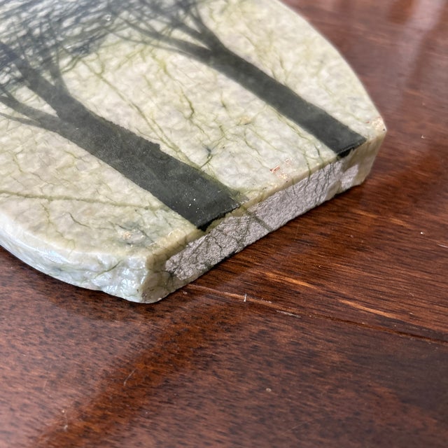 1970s Chinese Dream Stone, Greenery Meditation Stone For Sale - Image 4 of 6