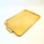 A large mid century anodized gold aluminum tray, made in England by Woodmet Limited. Nice large rectangular size with...