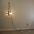 Eve Sonneman Vintage Mid Century Lucite Chrome Ribbon Chandelier Pendant Light Sonneman Style For Sale - Image 4 of 11