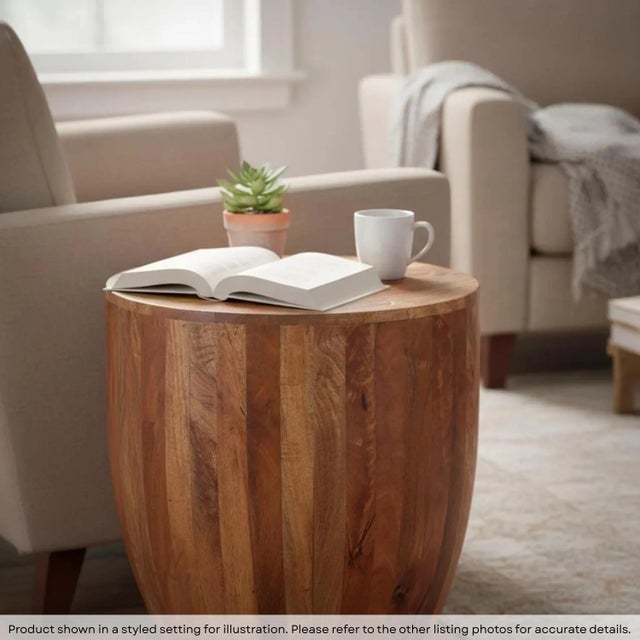 Elevate your home with a piece that tells a story of sustainable beauty and artisanal skill. Our Handcrafted Round...