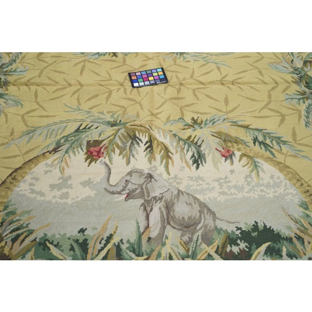 French Aubusson Design Rug 5'10'' X 9'1'' For Sale - Image 9 of 10