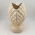 Mid 20th Century Vintage Japanese Shell Ceramic Vase or Planter in Ivory Crackle Glaze For Sale - Image 5 of 9