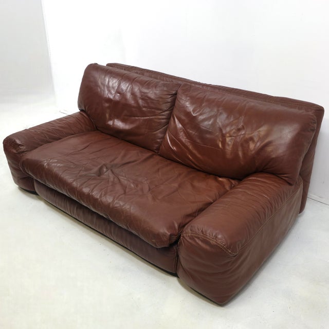 Bengodi Sofa by Cini Boeri for Arflex, 1970s, in Worn conditions. Designed 1970 to 1979 This piece has an attribution...