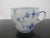 Ceramic Royal Copenhagen Denmark 1/79 Plain Blue Flower Fluted Flat Cup For Sale - Image 7 of 9