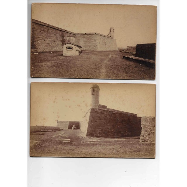 Late 19th Century Saint Augustine Florida 19th Century Photographs - Set of Eight CDVs For Sale - Image 5 of 7