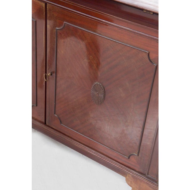 Wood and Glass Cabinet by by Paolo Buffa for Serafino Arrighi, 1950s For Sale - Image 18 of 18