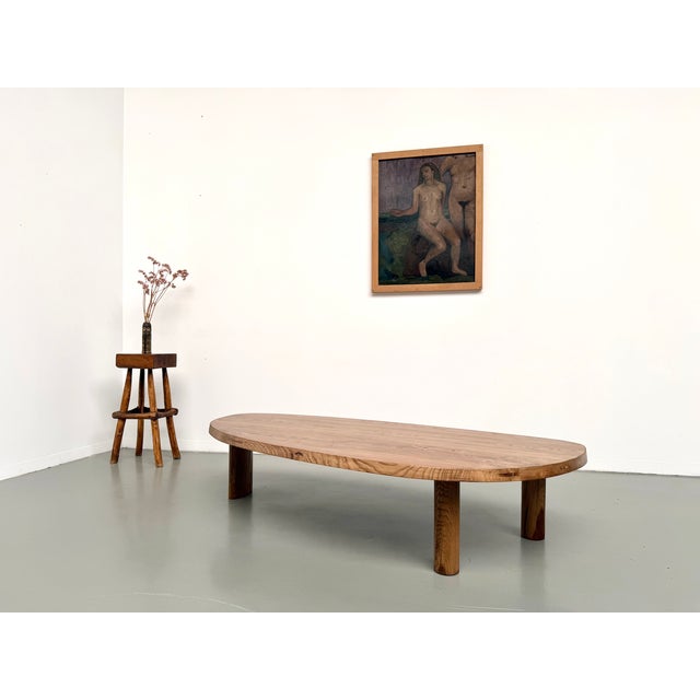 1950s Freeform Coffee Table in Oak, 1950s For Sale - Image 5 of 18