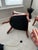Textile Pair of Mid-Century Modern Spoon-Back Chairs For Sale - Image 7 of 8