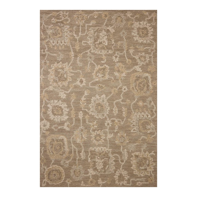 Chris Loves Julia x Loloi Dorothea Oak / Natural 2'-6" x 7'-6" Runner Rug For Sale