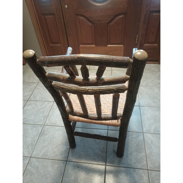 Cabin Old Hickory Chair Co. Sapling Dining Chairs Set of 8 For Sale - Image 3 of 9