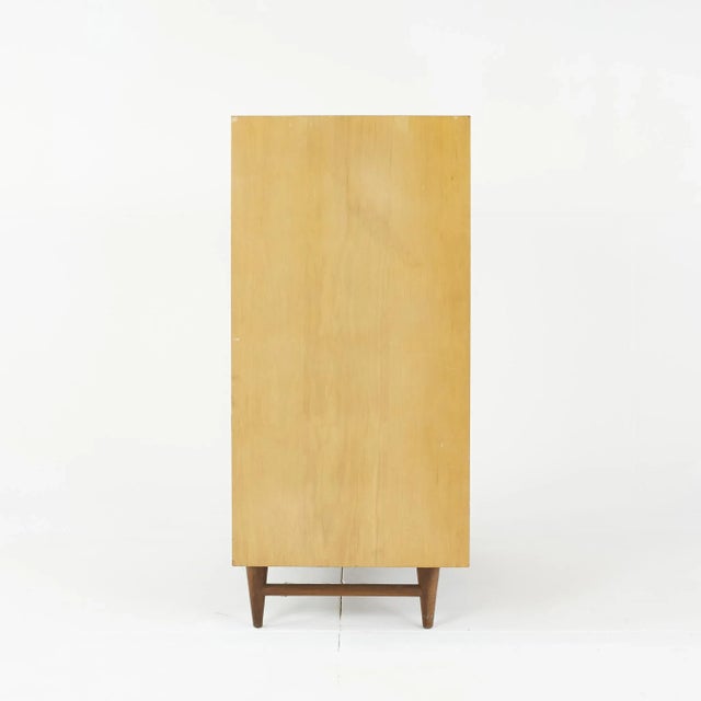 Merton Gershun for American of Martinsville Mid Century Urban Suburban 5-Drawer Highboy Dresser For Sale - Image 9 of 12