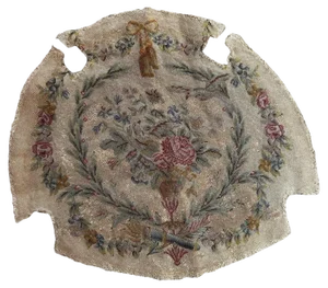 French Needlepoint Chair Cover Tapestry from Bobyrug, 1890s