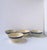 Late 20th Century Pottery Bowls Blue Off-White, Set of 4 For Sale - Image 5 of 9