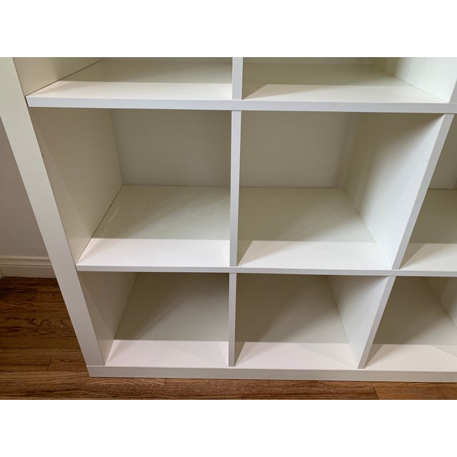 Vintage Cubby Hole Wood Bookcase For Sale - Image 9 of 9