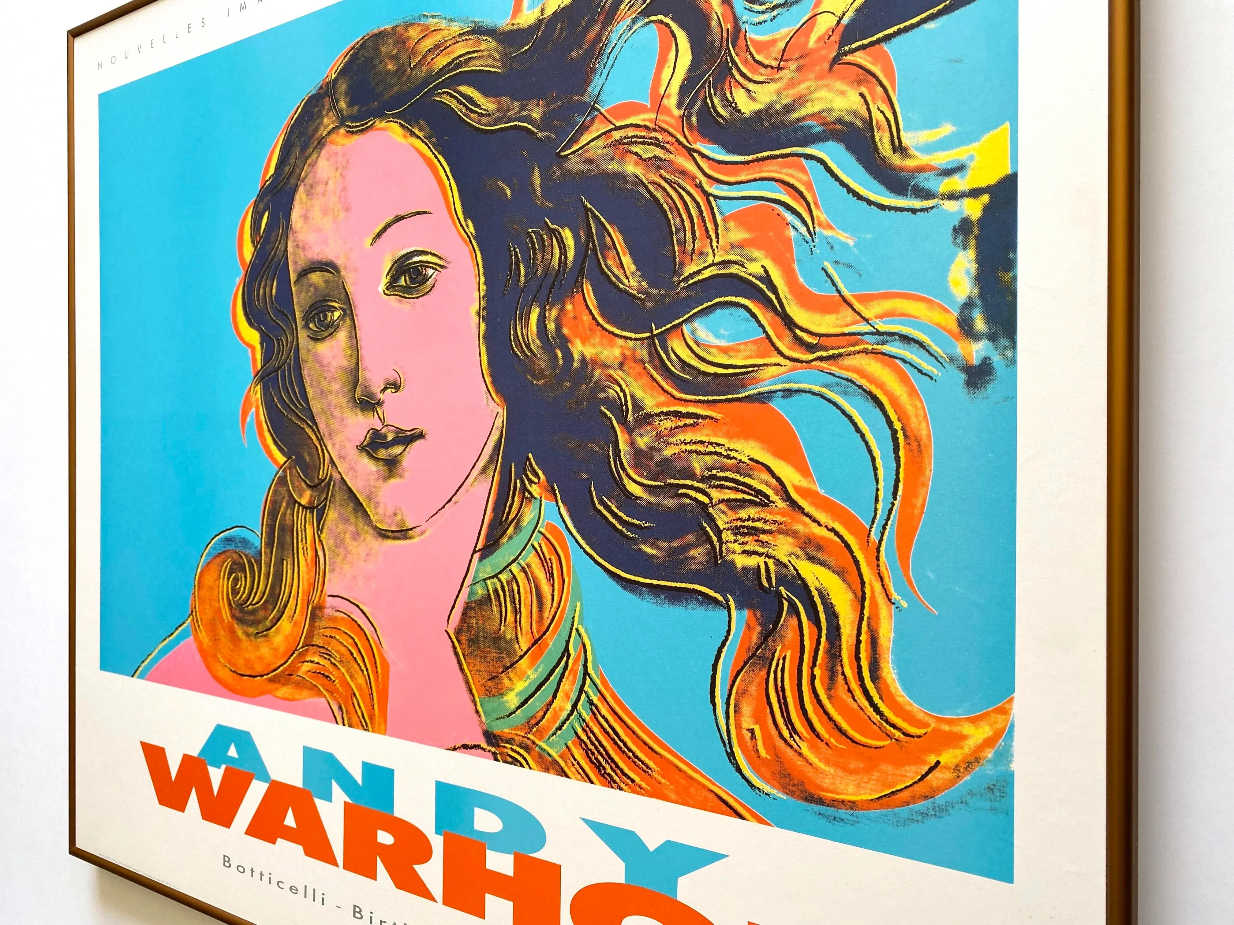 Andy Warhol Pop Art Leinwand - Geburt Der Venus 40x60cm Wandbild