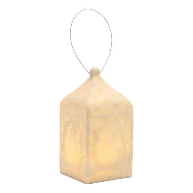 Holiday Tree Pendant Lantern 9"H For Sale