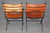 Jacques Adnet Set 4 Art Deco Style Metal and Leather Armchairs in the Manner of Jacques Adnet For Sale - Image 4 of 16