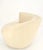 Beige Offwhite Alcantara Suede Corkscrew Nautilus Swivel Chairs Directional For Sale - Image 6 of 13