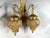 1980 Louis XVI Gold Bronze Wall Lamp Sconce Pair - 2 PCS For Sale - Image 4 of 15