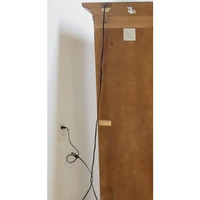 1980s Henredon Monumental Aegean Crystal Curio China Hutch Cabinet Neo Classical For Sale - Image 12 of 13