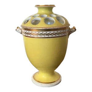 Antique Early 19th Century London Decorated Coalport Porcelain Bough Pot