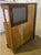 Brown Antique American Victorian Oak Side-by-Side Curio Cabinet, C. 1895 For Sale - Image 8 of 9