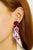 Bochic "Capri" Vintage Ruby & Purple Amethyst Earrings Set in 18k Gold & Silver For Sale - Image 10 of 18