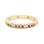 Diamond Enamel Multi-Color Band Ring, 18k Yellow Gold, Ring Size 6.75 For Sale - Image 4 of 6