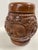 Antique Hand Carved Wooden Hollow Drum-Shaped Chinese Garden Stools—A Pair For Sale - Image 14 of 16