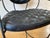Postmodern 1980s Wrought Iron Metal and Tufted Leather Armchair Italy For Sale - Image 10 of 12