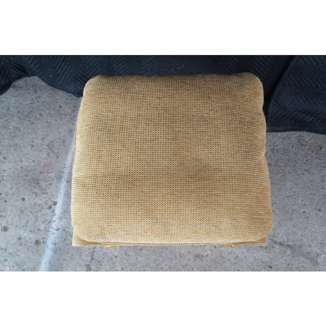 Late 20th Century Baker Furniture French Louis XV Gilt X Form Pliants Ottoman Footstools- a Pair For Sale - Image 10 of 10